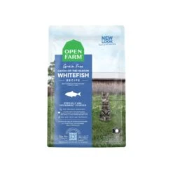 Open Farm Grain Free Cat Dry Food 20 Open Farm Grain Free Cat Dry Food -Pet Sales Store 12210 OF Cat CatchoftheSeasonWhitefish 2LB Front