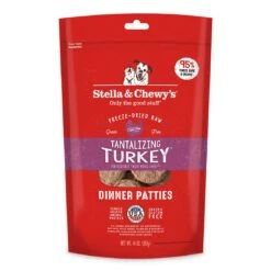 Stella & Chewy's Raw Dinners Freeze-Dried Dog Food -Pet Sales Store 14oz Turkey