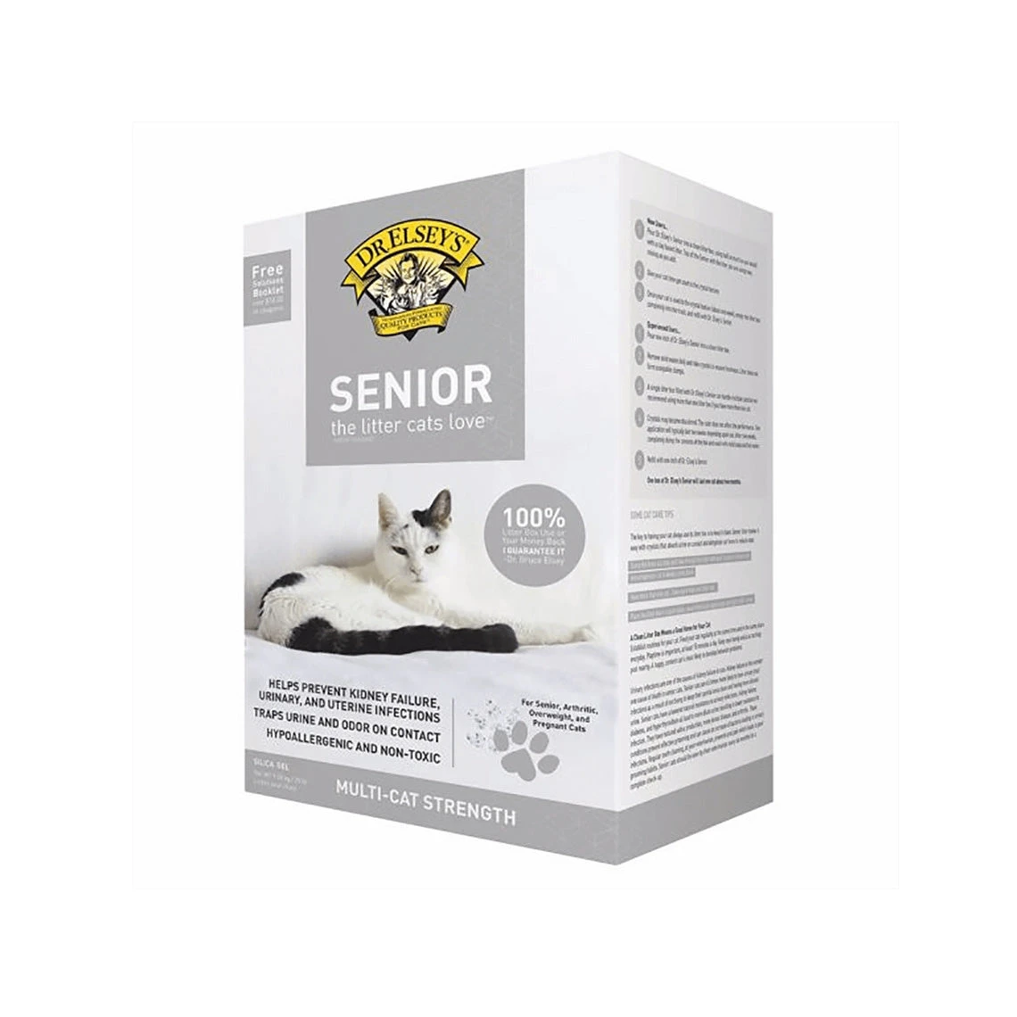 Dr. Elsey's Senior Hypoallergenic Non-Toxic Herbal Infused Silica Cat Litter 1 Dr. Elsey's Senior Hypoallergenic Non-Toxic Herbal Infused Silica Cat Litter