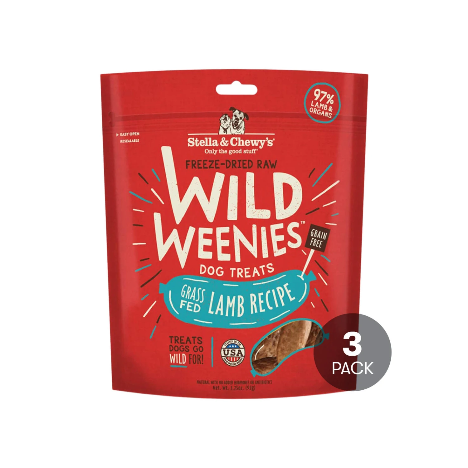 Stella & Chewy's Wild Weenies Raw Freeze-Dried Dog Treats 4 Stella & Chewy's Wild Weenies Raw Freeze-Dried Dog Treats - Image 4