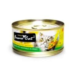 Fussie Cat Gold Label Grain Free Shredded Canned Cat Food -Pet Sales Store 610018 1000