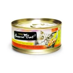 Fussie Cat Gold Label Grain Free Shredded Canned Cat Food -Pet Sales Store 610019 1000