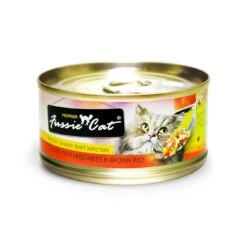 Fussie Cat Gold Label Grain Free Shredded Canned Cat Food -Pet Sales Store 610020 1000
