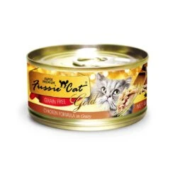Fussie Cat Gold Label Grain Free Shredded Canned Cat Food -Pet Sales Store 610022 1000
