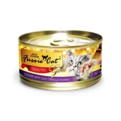 Fussie Cat Gold Label Grain Free Shredded Canned Cat Food -Pet Sales Store 610027 1000