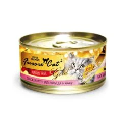 Fussie Cat Gold Label Grain Free Shredded Canned Cat Food -Pet Sales Store 610028 1000