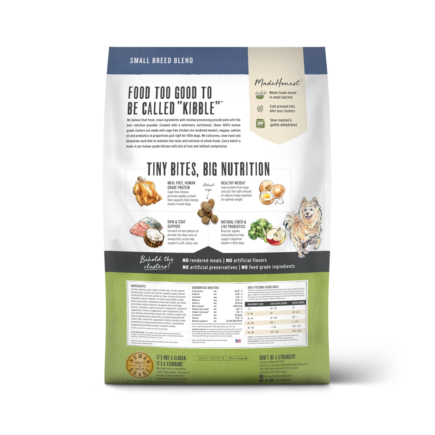 The Honest Kitchen Whole Grain Food Clusters Dog Food Small Breed 4 The Honest Kitchen Whole Grain Food Clusters Dog Food Small Breed - Image 4