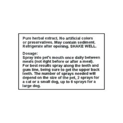 Only Natural Pet All Smiles Oral Care Mouth Spray For Dogs & Cats -Pet Sales Store All Smiles How to Use