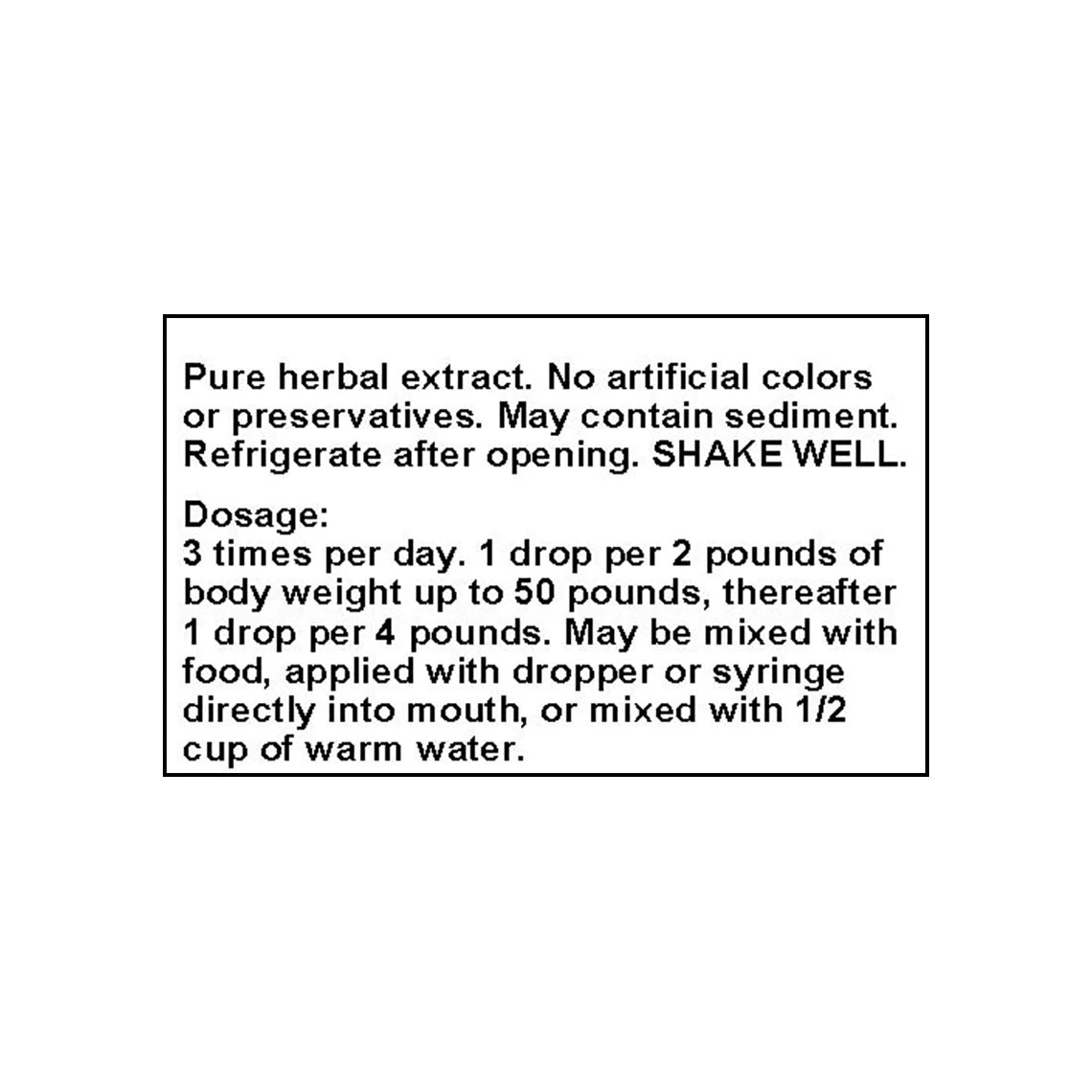 Only Natural Pet Aller Free 7 Herbal Liquid Formula For Dogs & Cats 6 Only Natural Pet Aller Free 7 Herbal Liquid Formula For Dogs & Cats - Image 6