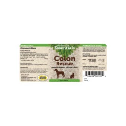 Animal Essentials Colon Rescue Herbal Digestive Aid For Dogs & Cats -Pet Sales Store Animal Essentials Colon Rescue Liquid Label