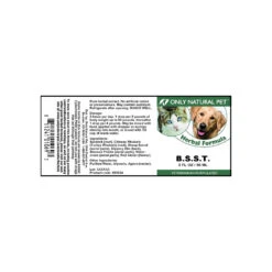 Only Natural Pet BSST Herbal Liquid Formula Essiac For Dogs & Cats -Pet Sales Store BSST 2 oz Label