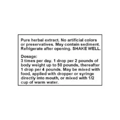 Only Natural Pet BSST Herbal Liquid Formula Essiac For Dogs & Cats -Pet Sales Store BSST Dosage