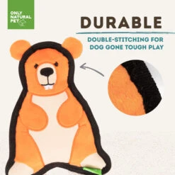 Only Natural Pet Mountain Friends Recycled Plush Dog Toys -Pet Sales Store BeckhamtheBeaverMountainFriendsPlushDogToyDurable