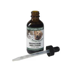 Only Natural Pet Bronchial Wellness Herbal Liquid Formula For Dogs & Cats -Pet Sales Store Bronchial Wellness 2 oz w Dropper