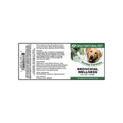 Only Natural Pet Bronchial Wellness Herbal Liquid Formula For Dogs & Cats -Pet Sales Store Bronchial Wellness Label
