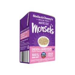 Stella & Chewy's Marvelous Morsels Cat Food Case Of 12 -Pet Sales Store Cat Morsels Wet ChickSalmon