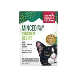 The Honest Kitchen Minced Cat Wet Food 20 The Honest Kitchen Minced Cat Wet Food -Pet Sales Store CatMincedChickenRecipeinBoneBrothGravy5.5ozCarton