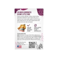 The Honest Kitchen Minced Cat Wet Food 18 The Honest Kitchen Minced Cat Wet Food -Pet Sales Store CatMincedChicken SalmonRecipeinBoneBrothGravy5.5ozCartonBack