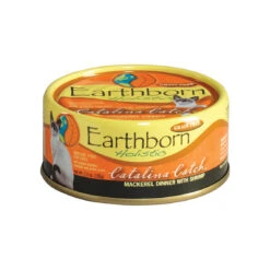 Earthborn Holistic Grain-Free Wet Canned Cat Food 22 Earthborn Holistic Grain-Free Wet Canned Cat Food -Pet Sales Store Catalina Catch 5.5 oz Can Front