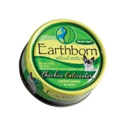 Earthborn Holistic Grain-Free Wet Canned Cat Food 27 Earthborn Holistic Grain-Free Wet Canned Cat Food -Pet Sales Store Chicken Catcciatori 5.5 oz Can Top