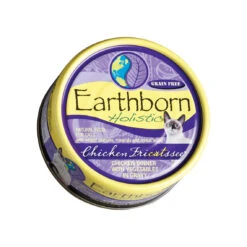 Earthborn Holistic Grain-Free Wet Canned Cat Food 29 Earthborn Holistic Grain-Free Wet Canned Cat Food -Pet Sales Store Chicken Fricatsse 5.5 oz Can Top