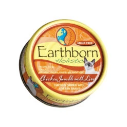 Earthborn Holistic Grain-Free Wet Canned Cat Food 33 Earthborn Holistic Grain-Free Wet Canned Cat Food -Pet Sales Store Chicken Jumble 5.5 oz Can Top