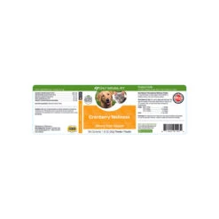 Only Natural Pet Cranberry Wellness Extract Supplement For Dogs & Cats 15 Only Natural Pet Cranberry Wellness Extract Supplement For Dogs & Cats -Pet Sales Store Cranberry Wellness Label