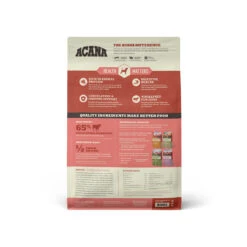 ACANA Singles Limited Ingredient Diet Grain-Free Dry Dog Food -Pet Sales Store DS ACANA Singles Dog Beef 26 Pumpkin Recipe Back 4.5lb