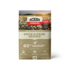ACANA Singles Limited Ingredient Diet Grain-Free Dry Dog Food -Pet Sales Store DS ACANA Singles Dog Duck 26 Pear Recipe Front 13lb