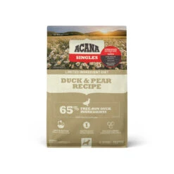ACANA Singles Limited Ingredient Diet Grain-Free Dry Dog Food -Pet Sales Store DS ACANA Singles Dog Duck 26 Pear Recipe Front 4.5lb