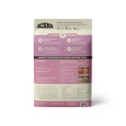ACANA Singles Limited Ingredient Diet Grain-Free Dry Dog Food -Pet Sales Store DS ACANA Singles Dog Lamb 26 Apple Recipe Back 13lb