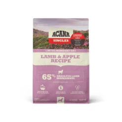 ACANA Singles Limited Ingredient Diet Grain-Free Dry Dog Food -Pet Sales Store DS ACANA Singles Dog Lamb 26 Apple Recipe Front 4.5lb