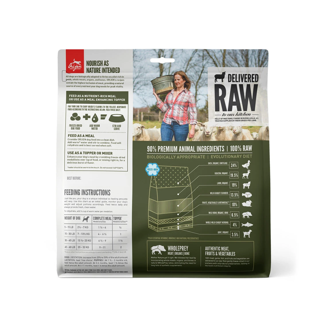 Orijen Grain-Free Freeze-Dried Dog Food 12 Orijen Grain-Free Freeze-Dried Dog Food - Image 12