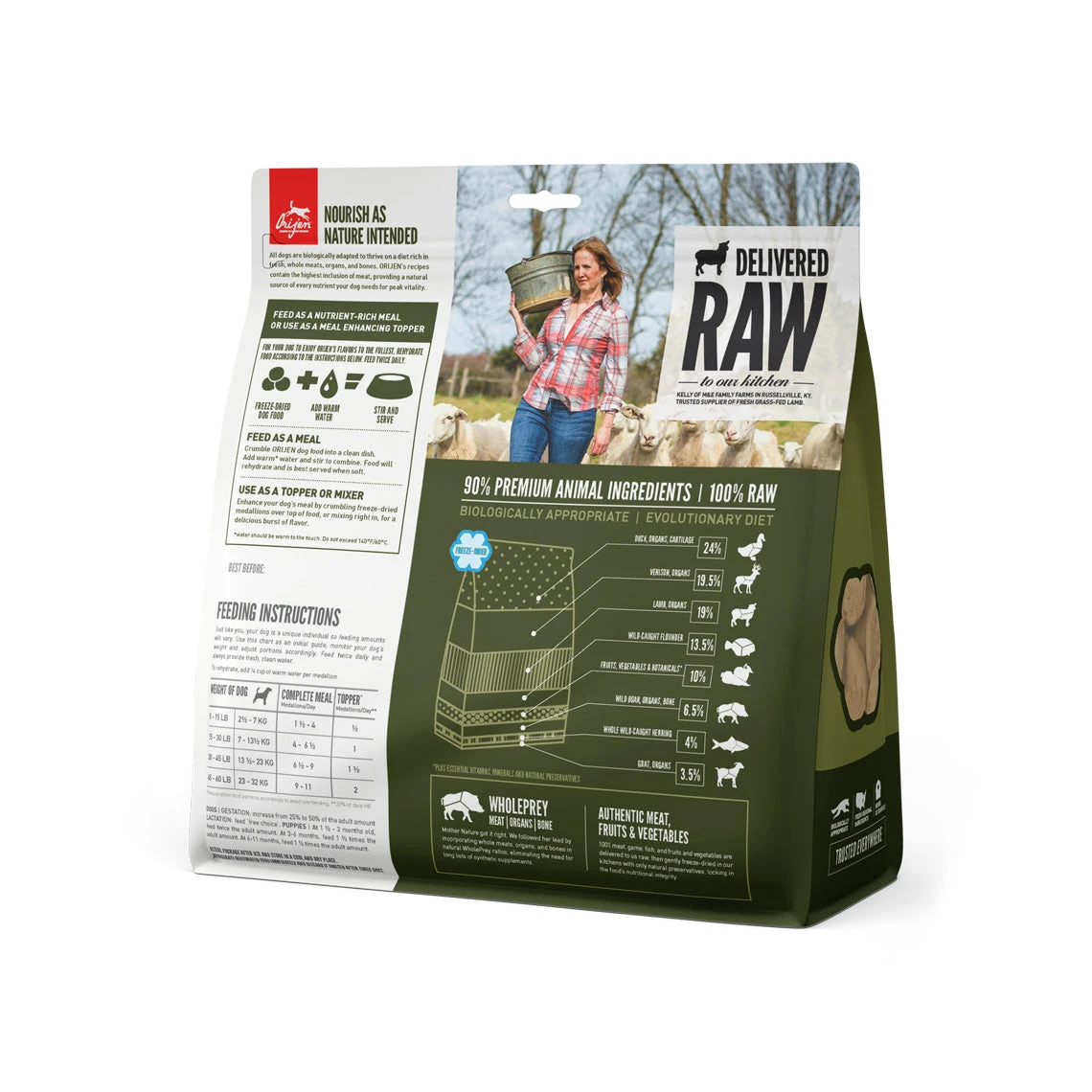 Orijen Grain-Free Freeze-Dried Dog Food 11 Orijen Grain-Free Freeze-Dried Dog Food - Image 11