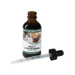 Only Natural Pet Daily Vita-Mineral Herbal Liquid Formula Trace Minerals For Dogs & Cats -Pet Sales Store Daily Vita Mineral 2 oz w Dropper