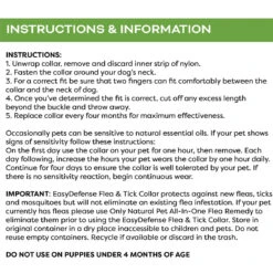 Only Natural Pet EasyDefense Flea & Tick Dog Collar Multi Pack -Pet Sales Store Dog Flea Collar Instructions c6fe3d92 8272 4130 ab1e c08a8b1a5ce3