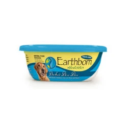 Earthborn Holistic Moist Grain-Free Stew Wet Dog Food -Pet Sales Store Dukes Din Din 9oz Tub Front