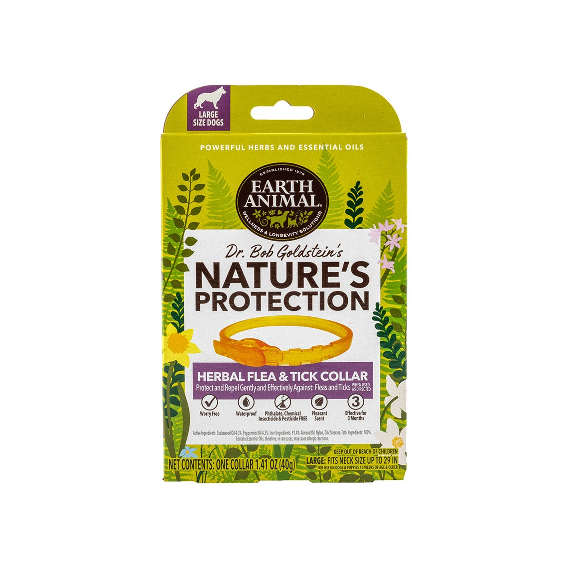 Earth Animal Nature's Protection Flea & Tick Collar For Dogs 11 Earth Animal Nature's Protection Flea & Tick Collar For Dogs - Image 11