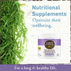 Earth Animal Healthy Digestion Nutritional Supplement Powder For Cats & Dogs -Pet Sales Store EarthAnimal Digest Alt1