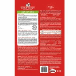 Stella & Chewy's Raw Dinners Freeze-Dried Dog Food -Pet Sales Store FD DuckBack