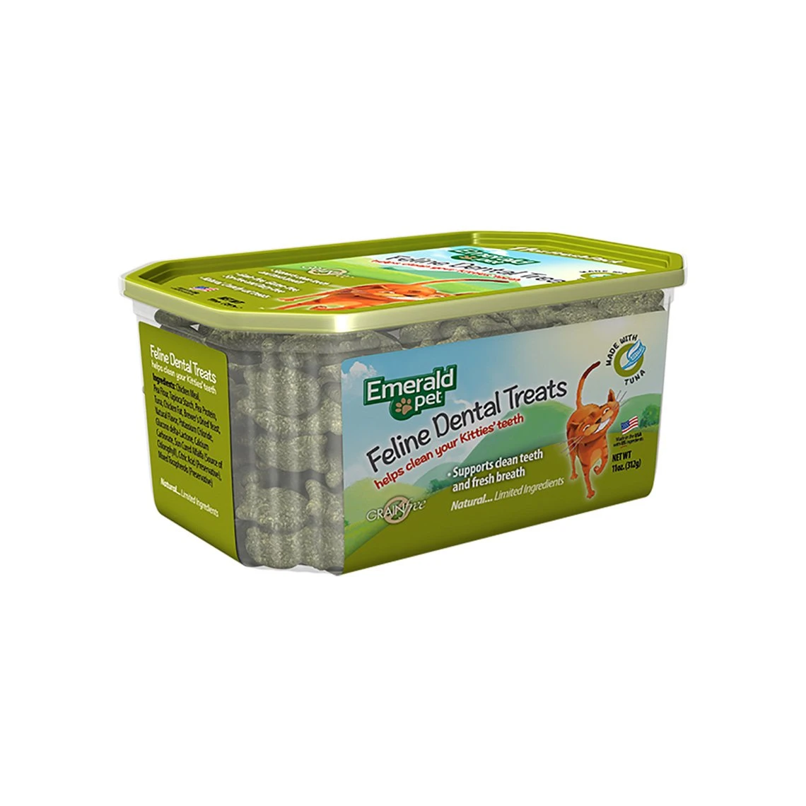 Emerald Pet Grain-Free Dental Treats For Cats 6 Emerald Pet Grain-Free Dental Treats For Cats - Image 6