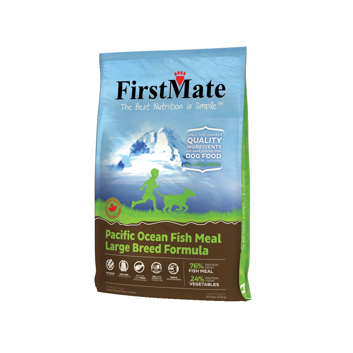 FirstMate Pacific Ocean Fish Large Breed Formula Grain-Free Dry Dog Food 1 FirstMate Pacific Ocean Fish Large Breed Formula Grain-Free Dry Dog Food
