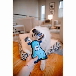 Only Natural Pet Mountain Friends Recycled Plush Dog Toys -Pet Sales Store GertrudetheGoatMountainFriendsPlushDogToyLifestyleShot