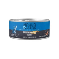 Hound & Gatos Canned Cat Food -Pet Sales Store HG CatCan Rabbit rgb