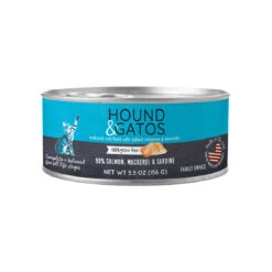 Hound & Gatos Canned Cat Food -Pet Sales Store HG CatCan SalmonMackerelSardine rgb