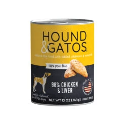 Hound & Gatos Canned Dog Food -Pet Sales Store HG DogCan ChickenChickenLiver rgb