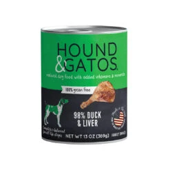 Hound & Gatos Canned Dog Food -Pet Sales Store HG DogCan Duck rgb