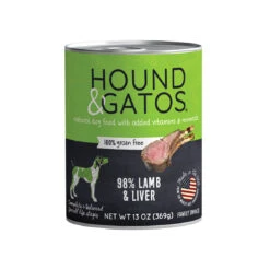 Hound & Gatos Canned Dog Food -Pet Sales Store HG DogCan Lamb rgb