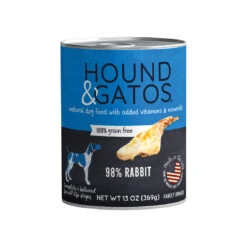 Hound & Gatos Canned Dog Food -Pet Sales Store HG DogCan Rabbit rgb