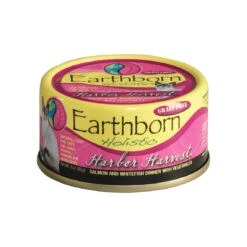 Earthborn Holistic Grain-Free Wet Canned Cat Food 36 Earthborn Holistic Grain-Free Wet Canned Cat Food -Pet Sales Store Harbor Harvest 3 oz Can Front
